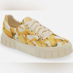 NWT! FARM Rio Pepper Print Flatform Sneaker, sz 9